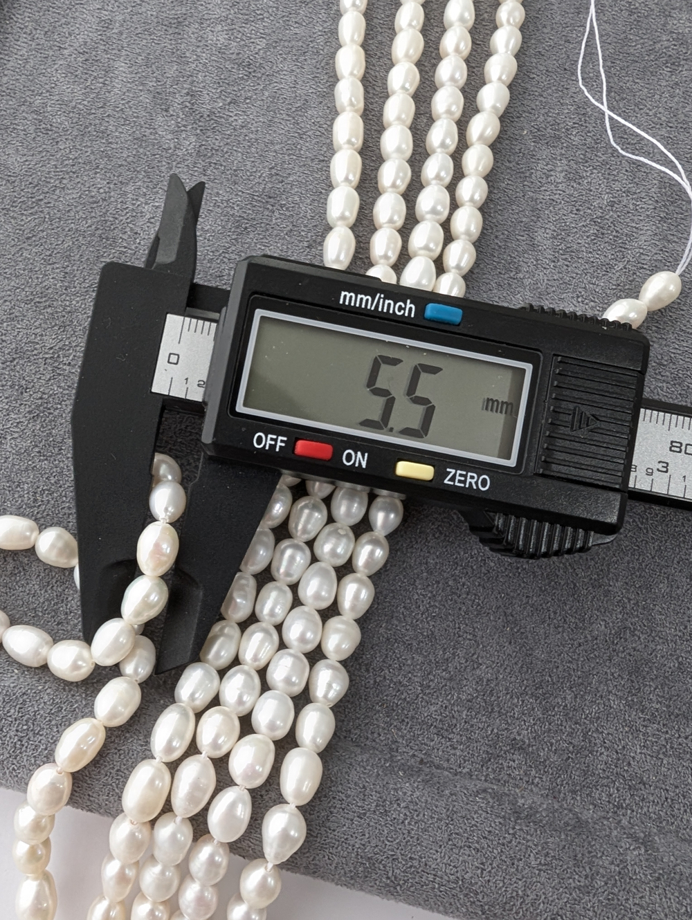 Жемчуг натуральный 5.4-5.9мм