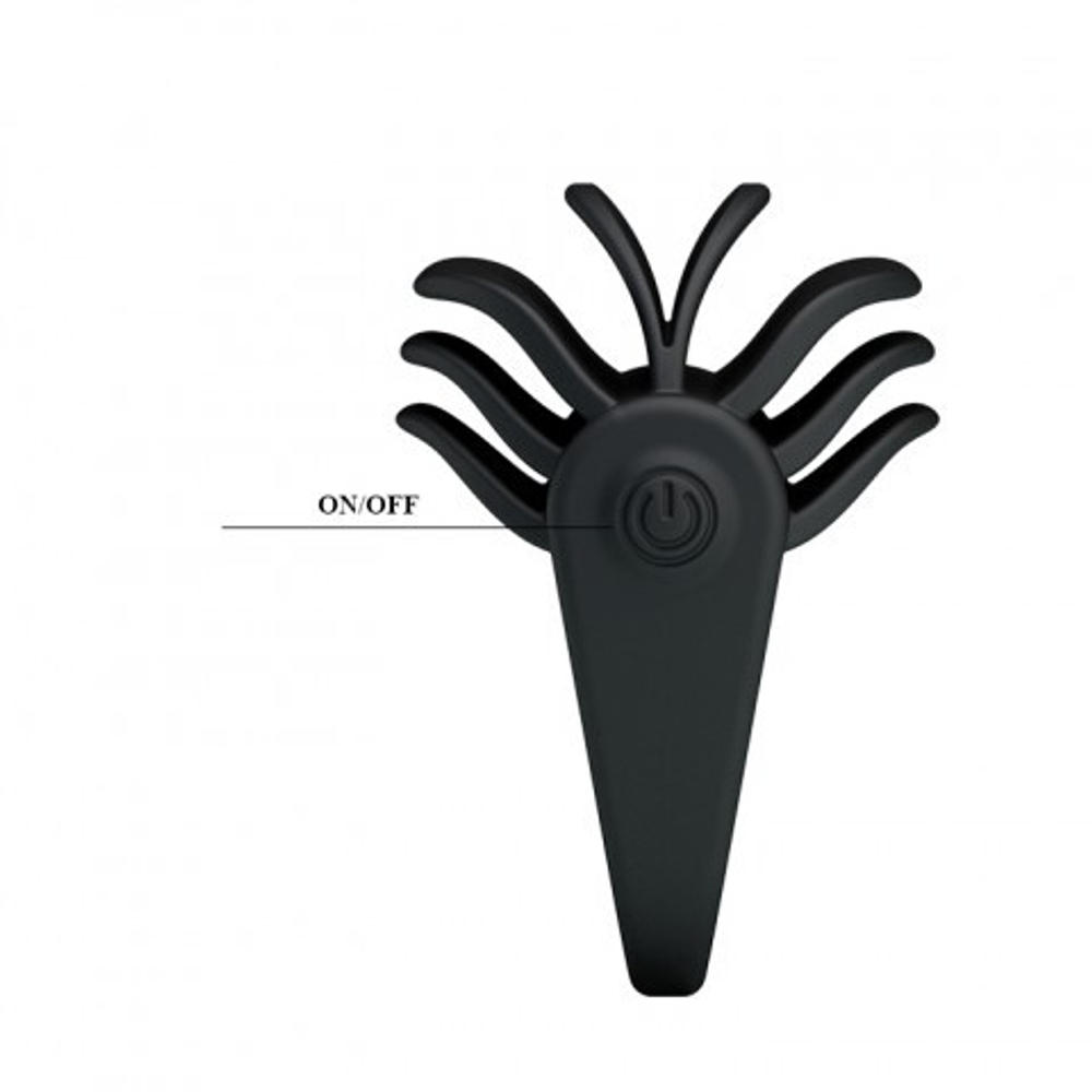 Силиконовое виброкольцо с мощным виброэлементом