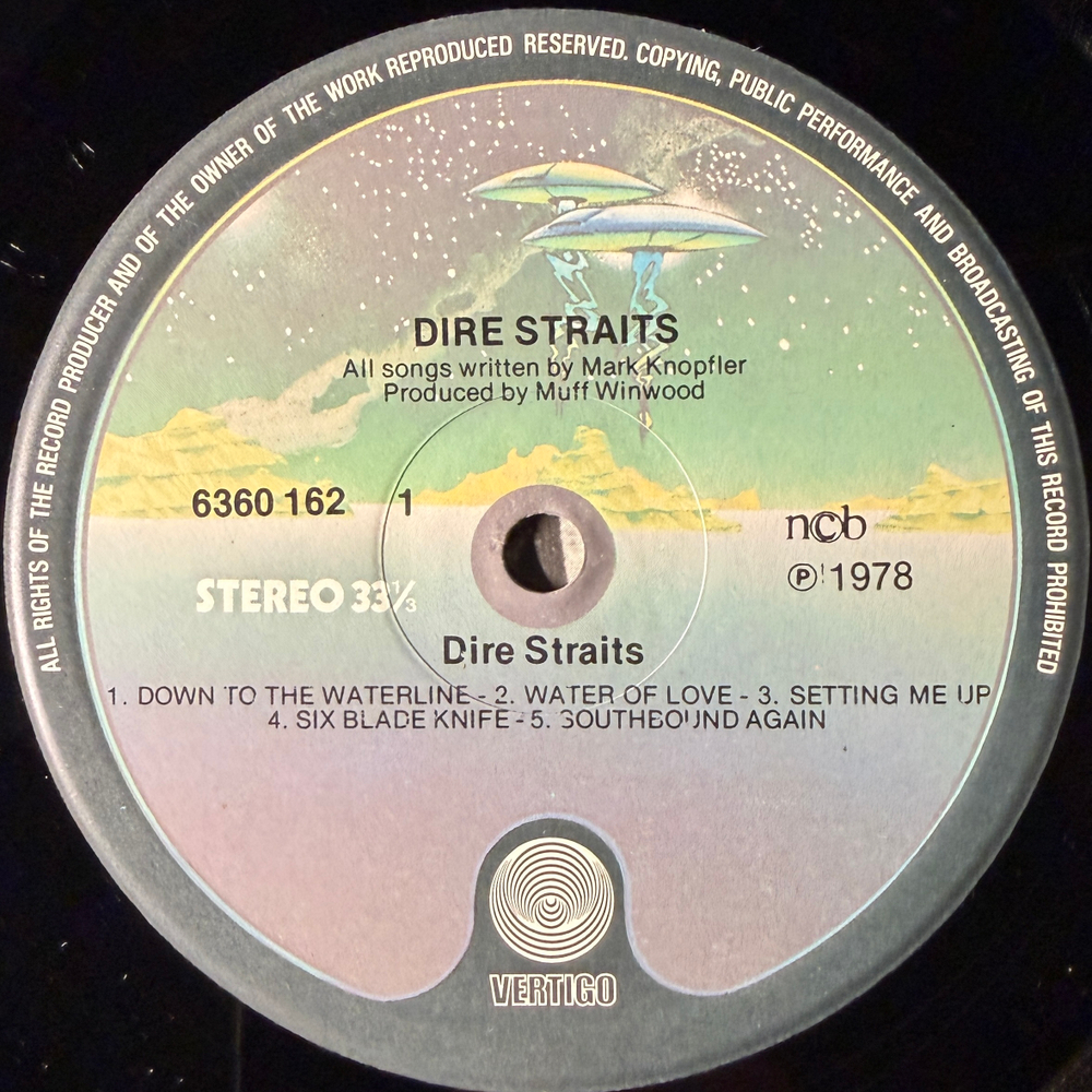 Dire Straits - Dire Straits (Скандинавия 1978г.)
