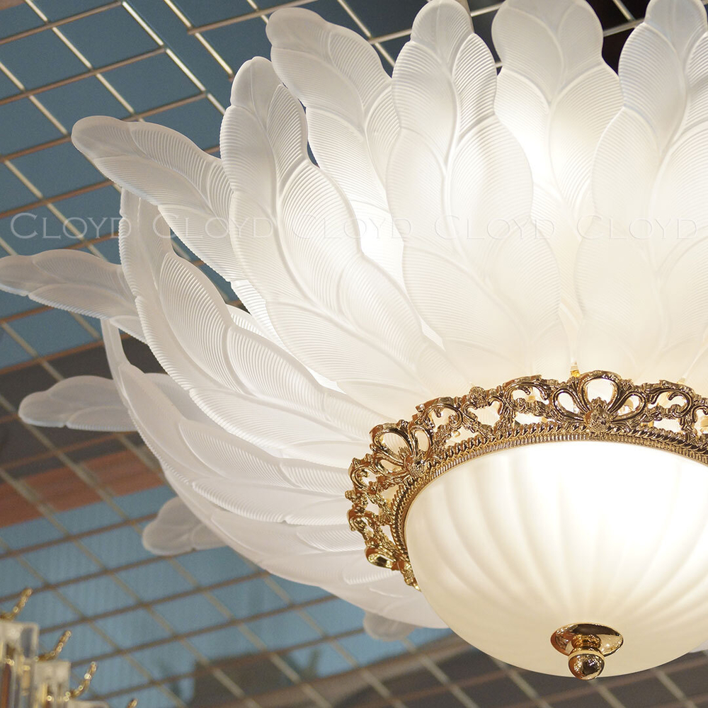 Потолочный светильник Cloyd MOSAMBIC FM12 / Ø67 см - золото (арт.11208)