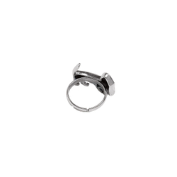 "Басет" кольцо в серебряном покрытии из коллекции "Друзья" от Jenavi