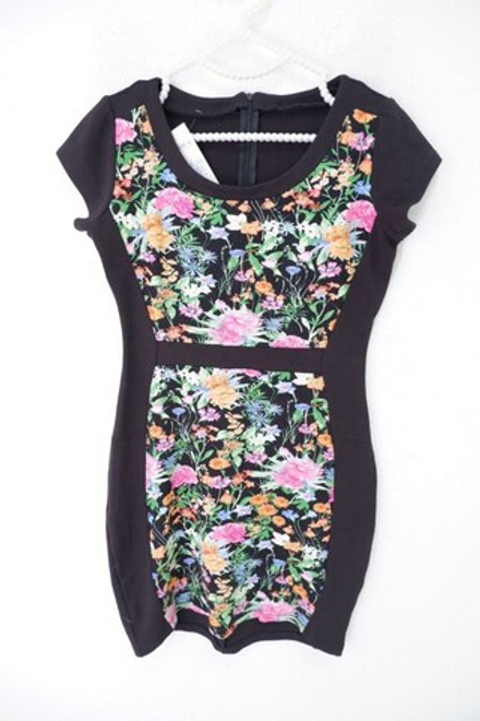 Платье комбинированное 42-44 размер