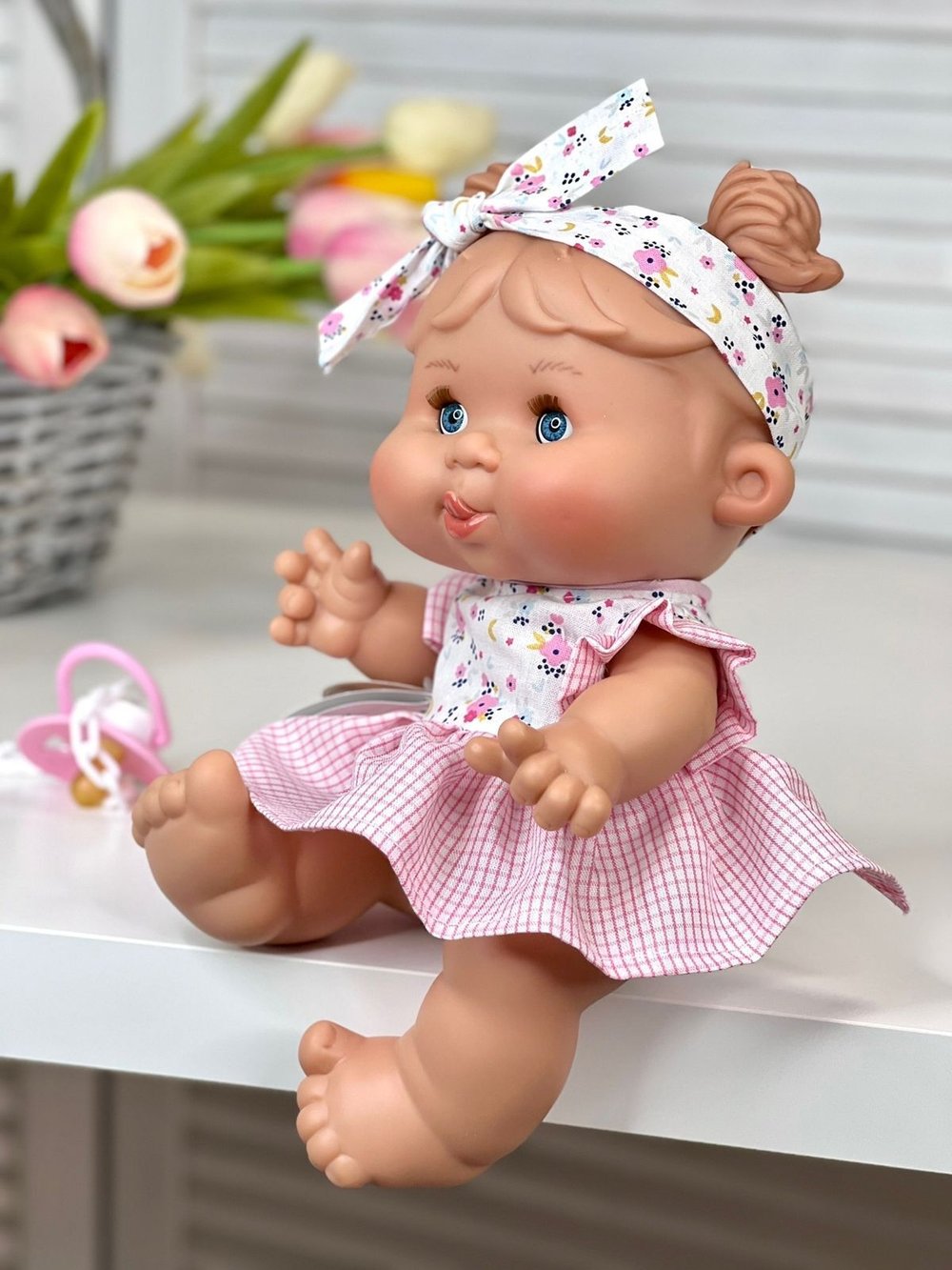 Пупс Nines 26см PEPOTE с закрыв.глазками (N814K1)