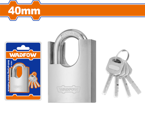 Замок навесной с защитой дужки 40 мм (6/48) WADFOW WPD8440