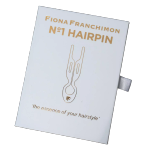 NO 1 HAIRPIN | TANTALIZING BLUE - 3X HAIRPINS/BOX / Шпильки No1 Hairpin нежно-бирюзового цвета (набор из 3 шпилек)