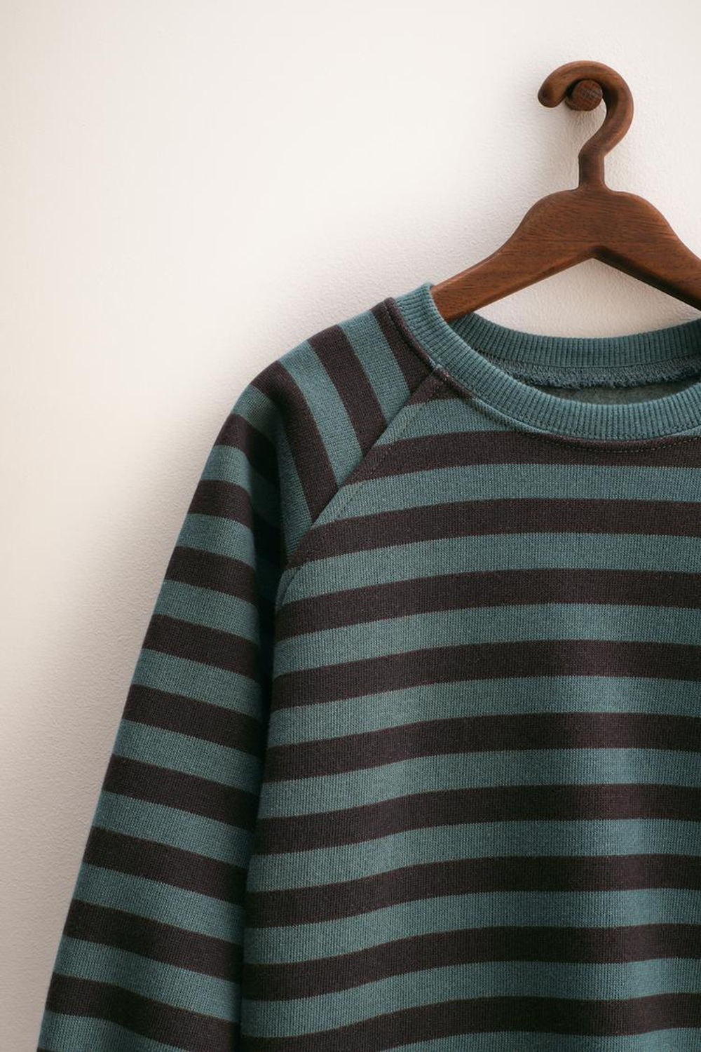 ZARA TIMELESS - ПОЛОСАТАЯ ТОЛСТОВКА, ЗЕЛЕНОВАТО-СИНИЙ