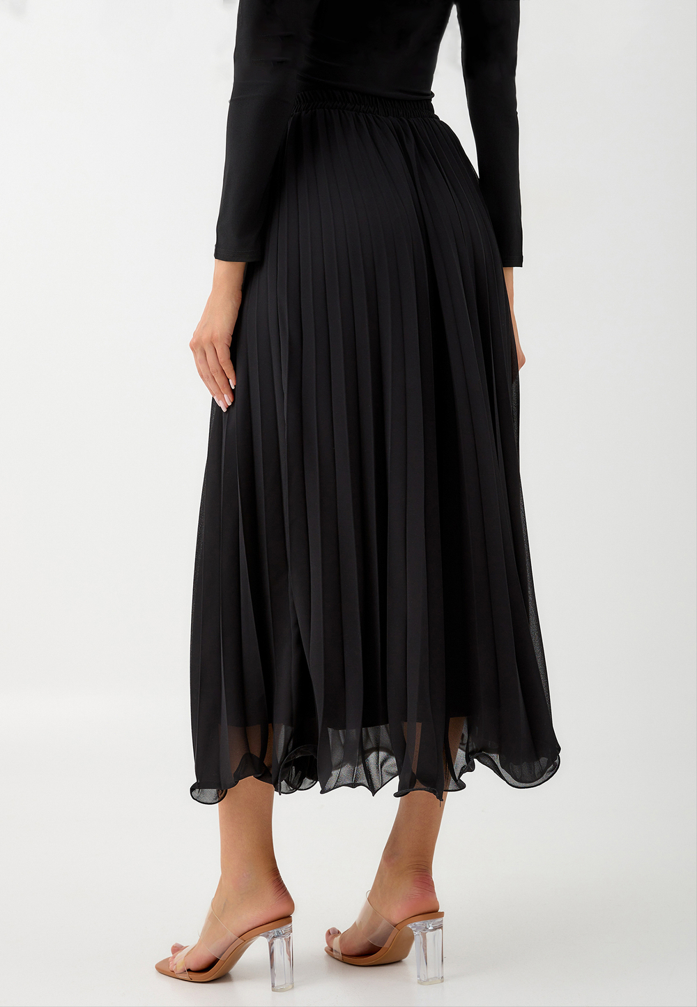 Юбка плиссе макси 90