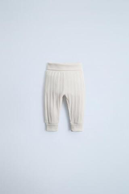 ZARA НАБОР ИЗ 2 РЕГУЛИРУЕМЫХ ЛЕГИНСОВ, ГОЛУБОЙ/БЕЖЕВЫЙ