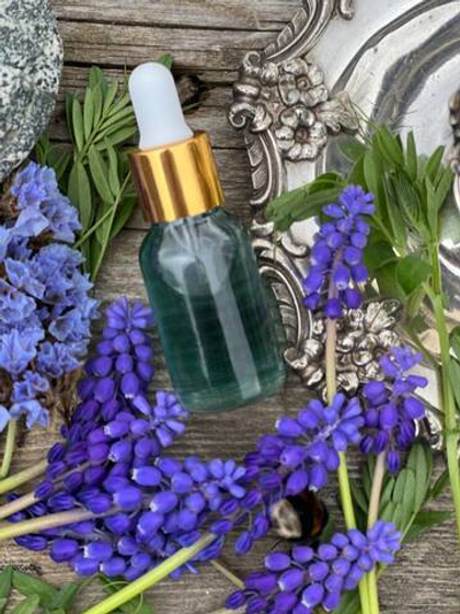 Сыворотка для лица голубая