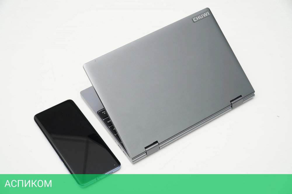 Ноутбук Chuwi MiniBook X N-series N100 12Gb SSD512Gb Intel UHD Graphics 10.51" IPS Touch WQXGA (1920x1200) Windows 11 Home grey WiFi BT Cam 3800mAh (1746362)