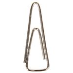 Скрепки 31 мм с загнутым краем треугольные 100 шт., оцинкованные, GLOBUS, С31-100Ц