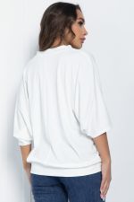 Блуза Вэнсдей (белая) Б11457 LT Collection
