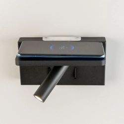 Citilux Декарт CL704371 LED USB QI Светильник поворотный Чёрный