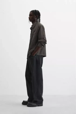 ZARA ЛЕГКАЯ КУРТКА В КЛЕТКУ, КОРИЧНЕВЫЙ