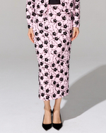 Юбка длины миди из премиального твида