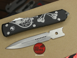 Клинок для Microtech Ultratech Ultratech Death Card D/E "Memento Mori" A+++ - финиш апокалиптик