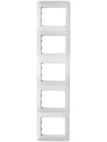 Рамка 5-я вертикальная белая 910141 E13 0123 054
