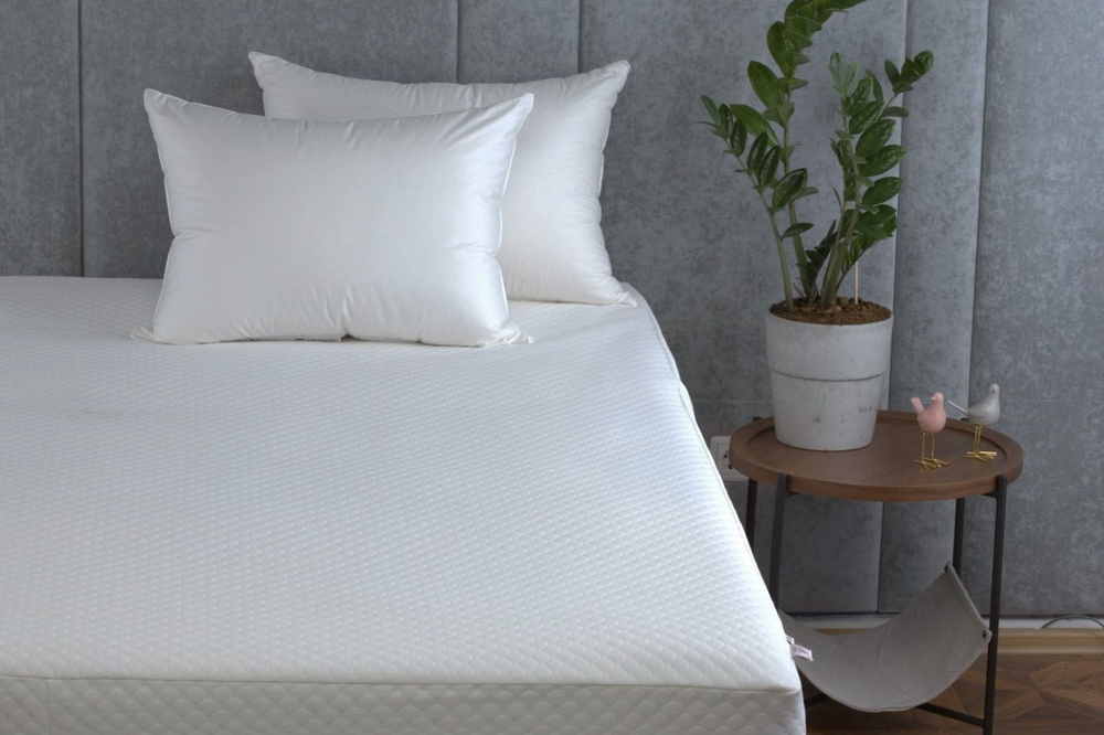 Наматрасник непромокаемый с юбкой 90х200х40 90х200 German Grass Mattress Dry&Stretch Белый