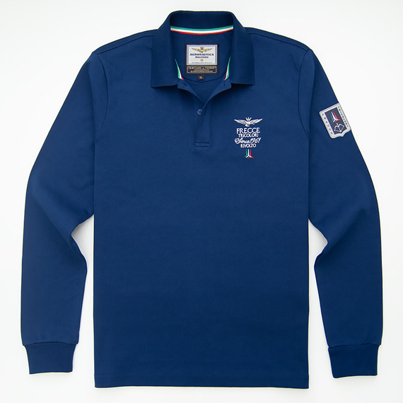 Поло с длинным рукавом &quot;Aeronautica Militare&quot;