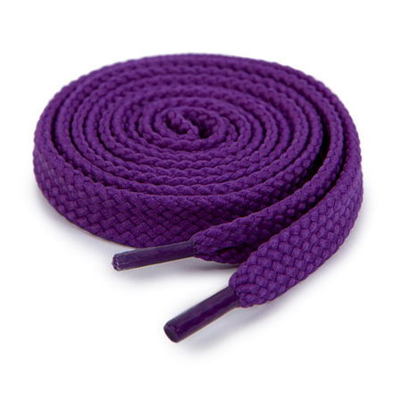 Шнурки для обуви, цв.070 фиолетовый, т.5, 100% полиэфир, 1 пара