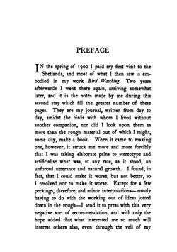 The bird watcher in the Shetlands. With some notes on seals - and digressions | Edmund Selous