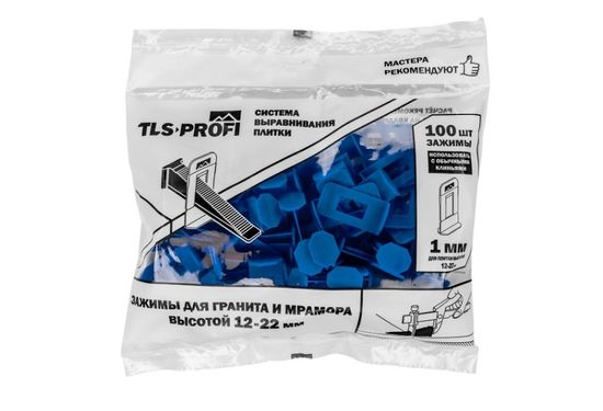 Зажим 1мм для гранита и мрамора