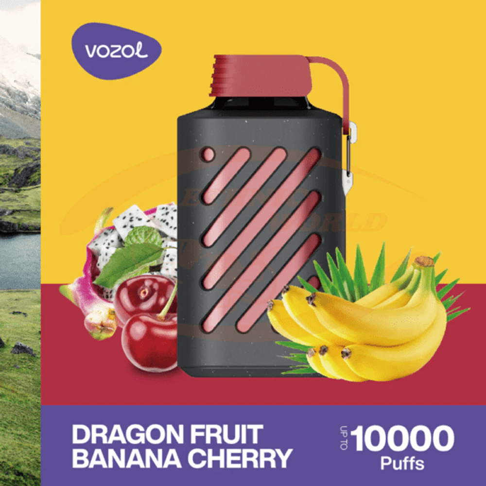 VOZOL GEAR 10000 - Dragon Fruit Banana Cherry (5% nic)