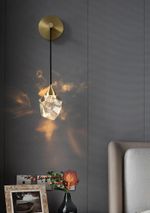 Настенный светильник 9701W brass/clear