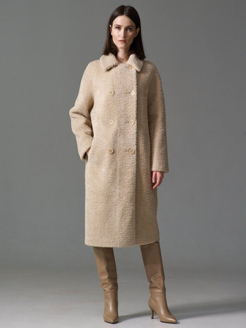 Шуба из искусственного меха чебурашка, SilverFox (арт.S1152-0-0-7r013)