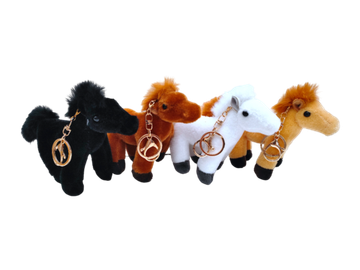 Мягкая игрушка брелок Лошадки в ассорт. 12х13см