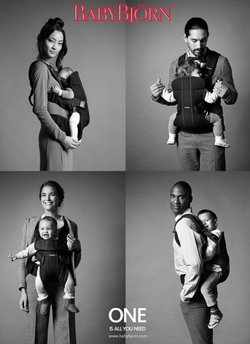 Эргорюкзаки Babybjorn One №2 серый — 9-0448