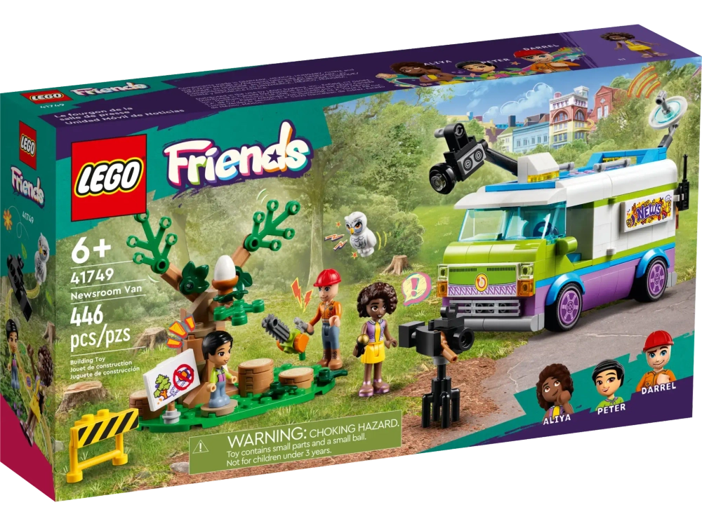 Конструктор LEGO Friends 41749 Фургон отдела новостей
