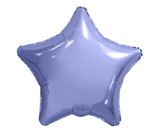 Шар звезда фольга 46 см  Пастельный фиолетовый