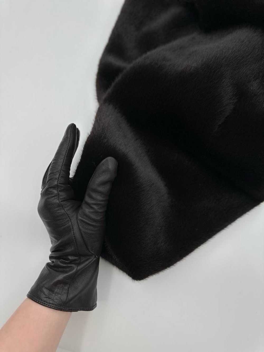 Шарф из эко-меха под норку