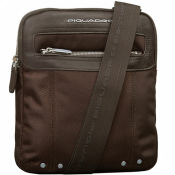Сумка мужская Piquadro Link темно-коричневый кожа и ткань (CA1358LK/TM)