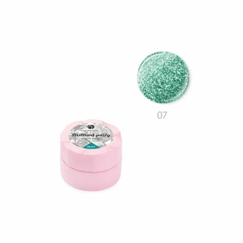 Жидкая фольга ADRICOCO Brilliant party №07, 6мл