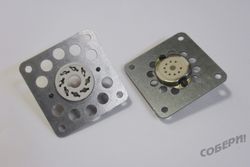 фланец крепежный декоративный для крепления 8-штырьковой ламповой панели