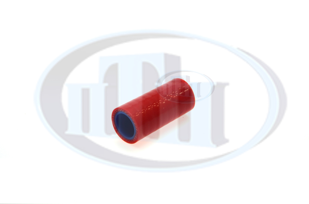 Патрубок (D= 18 mm, L= 55 mm) красный MVQ ПТП