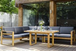 BOOKA, угловой комплект с обеденным столом