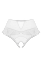 Эротические трусики с высокой посадкой Lana белые 42-44
