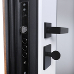 Стальная дверь "Plata" с зеркалом