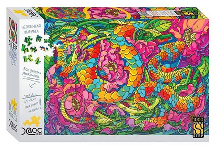 Пазлы 1000 элементов 480*680мм. "Змея"