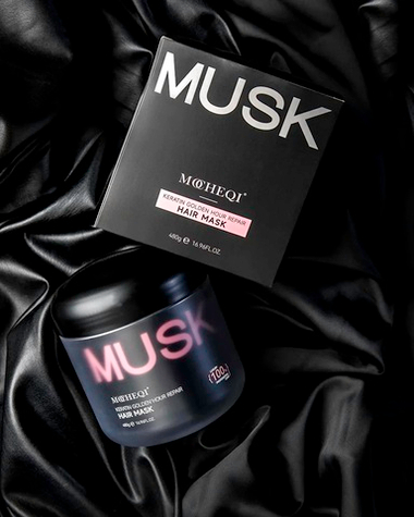 MOCHEQI MUSK Кератиновая маска для волос с аминокислотами и экстрактом Камелии