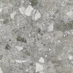 Керамогранит Alma Ceramica GFU04STE70R Steel rock 60x60 серый сахарный под терраццо