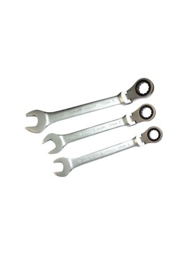 Ключ комбинированный трещоточный с шарниром 24мм PATRON P-75724F