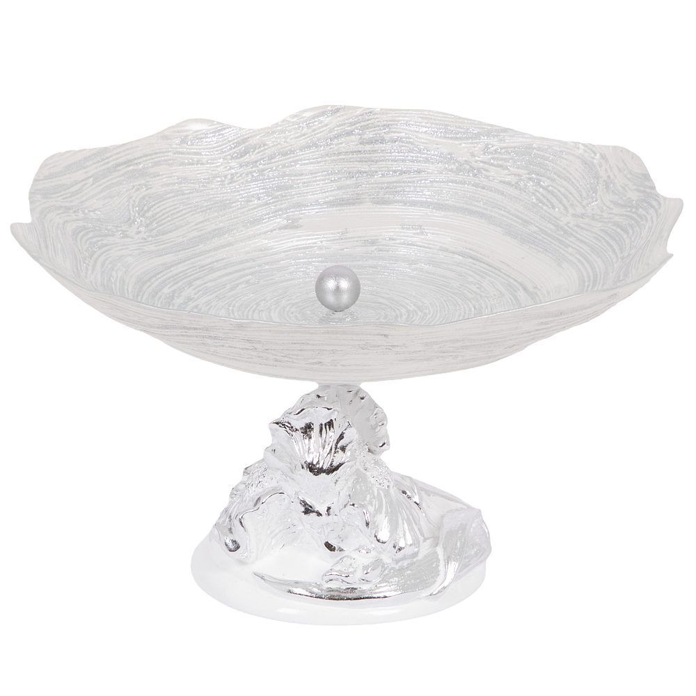 Фруктовница-конфетница Ирис Визир Античное Серебро