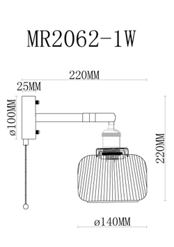 Бра MyFar Natalie MR2062-1W