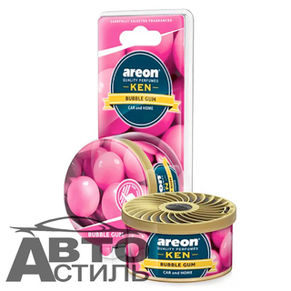Ароматизатор в банке под сиденье Areon GEL KEN 35гр - Ваниль+Бабл Гам\Vanilla+Babble Gum