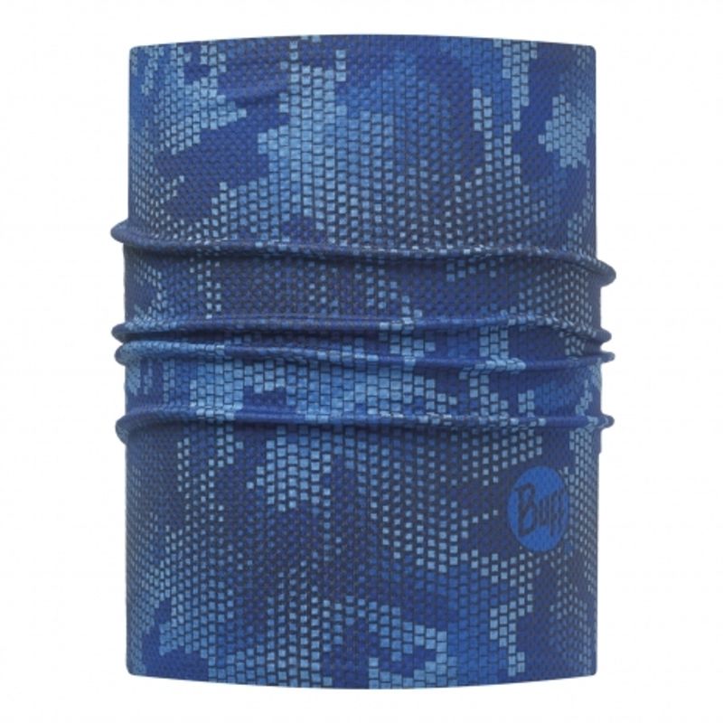 Повязка на голову широкая Buff Binary Royal Blue Фото 1