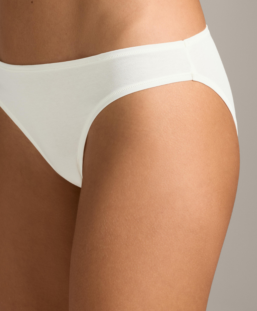 OYSHO Набор из пяти классических трусиков из смесовой хлопковой ткани, темно-синий